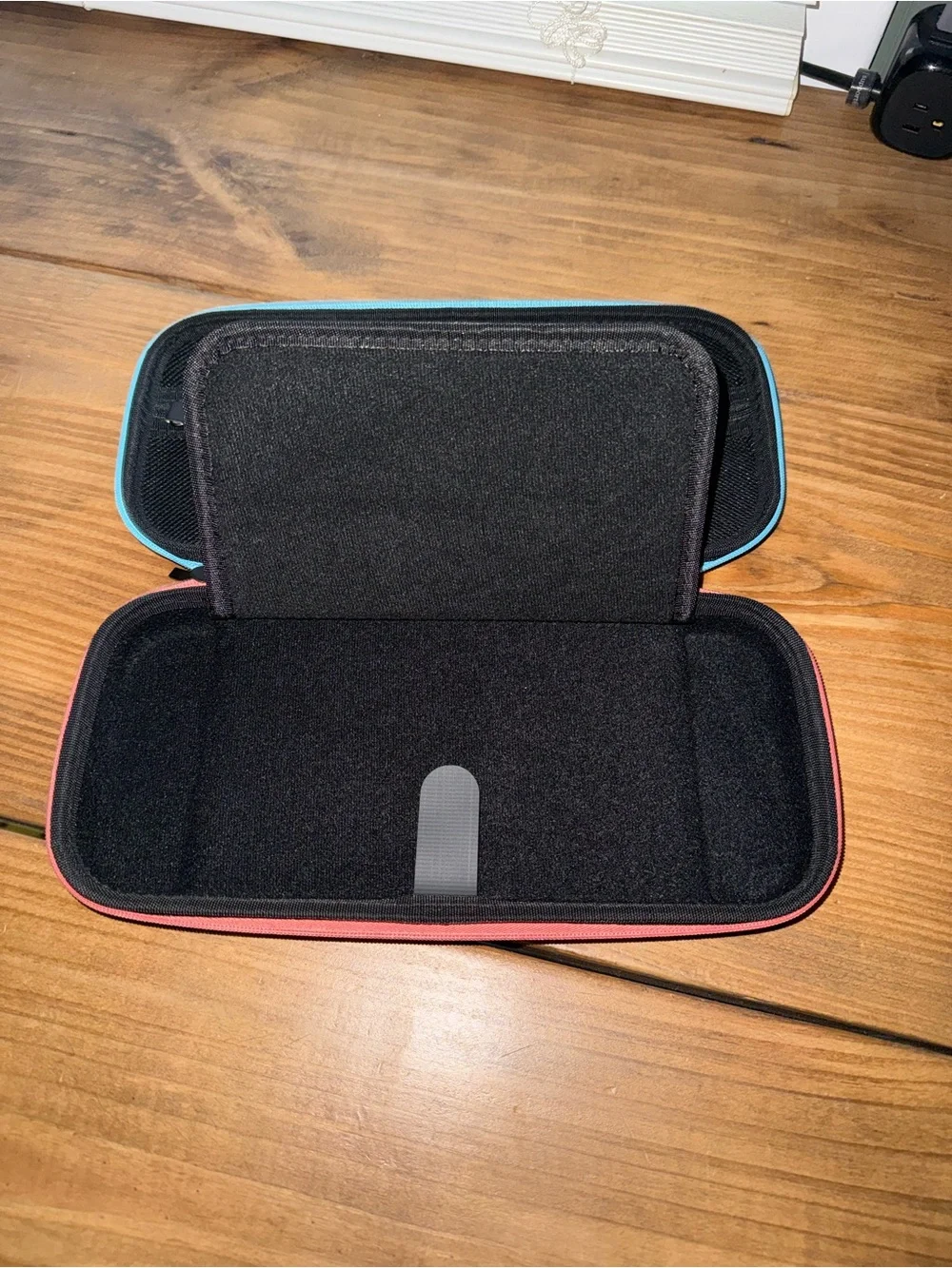 Switch 2 Model Black and Blue and Orange Travel Electronics Case